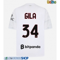 Maglie da calcio AC Milan Mario Gila #34 Seconda Maglia 2026-27 Manica Corta